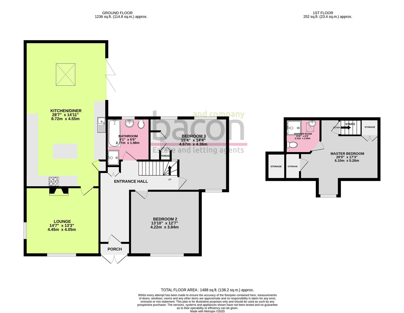 Floor Plan | Chalet - Detached | Woodland Avenue, High Salvington, Worthing, West Sussex, BN13 3AF | For Sale